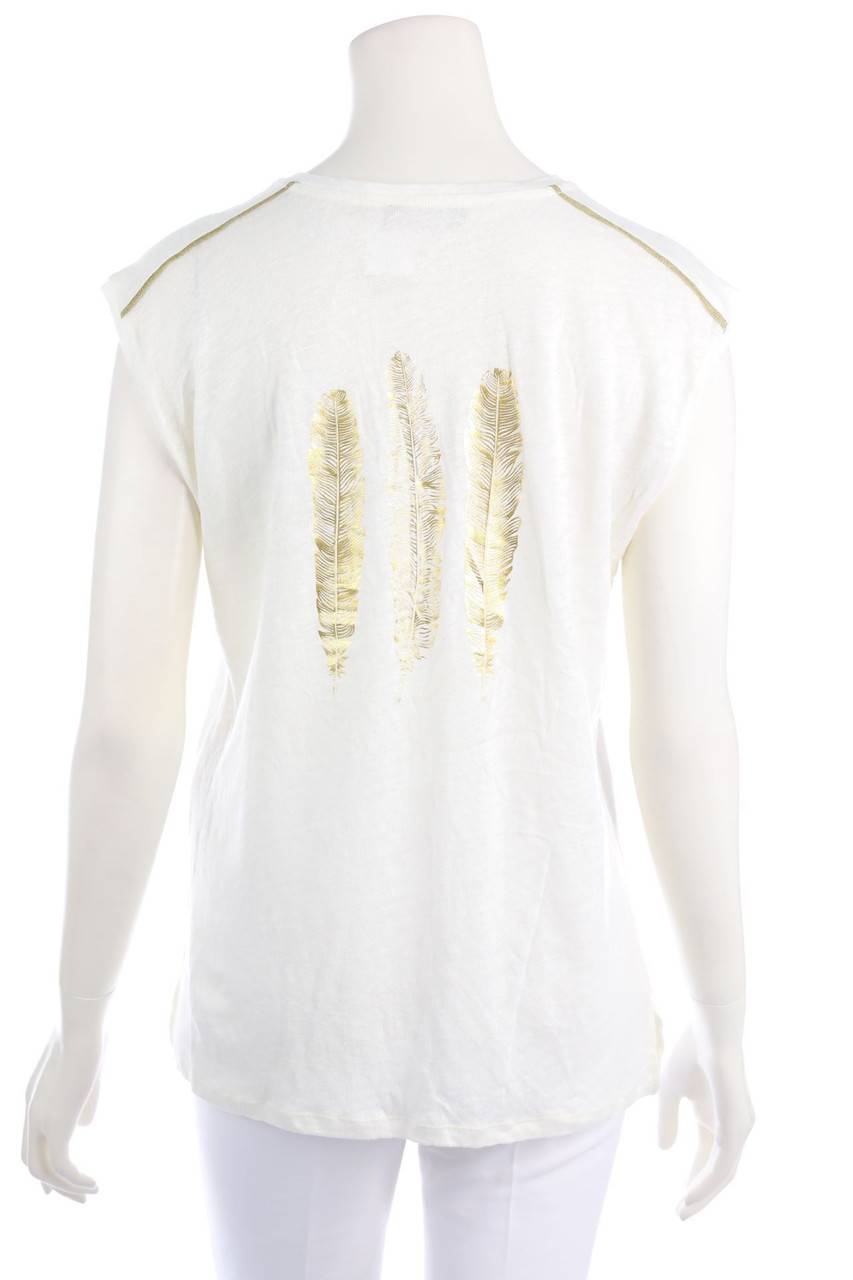 Carou alberto bini Leinen-Shirt mit Print