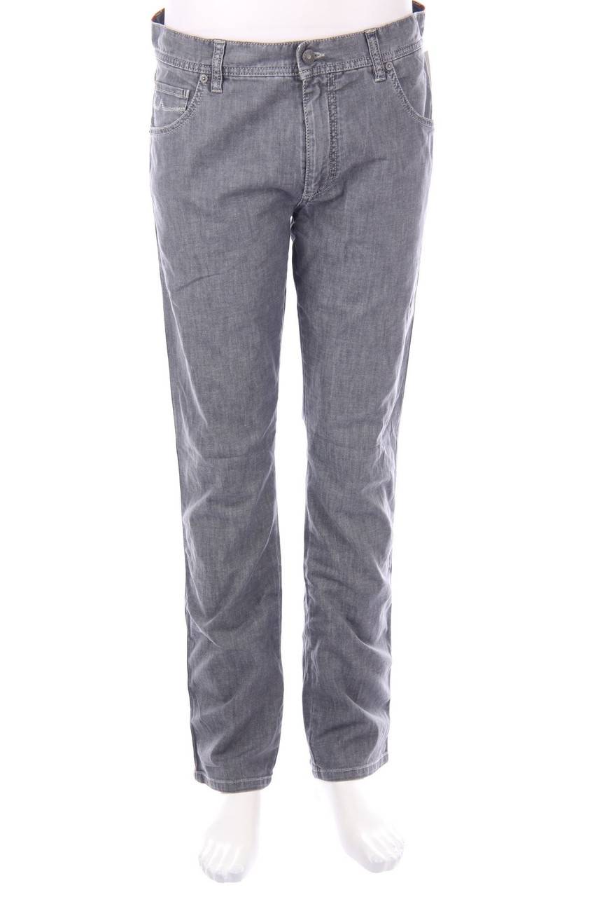 Carou ALBERTO Straight Cut Jeans mit Logo-Patch