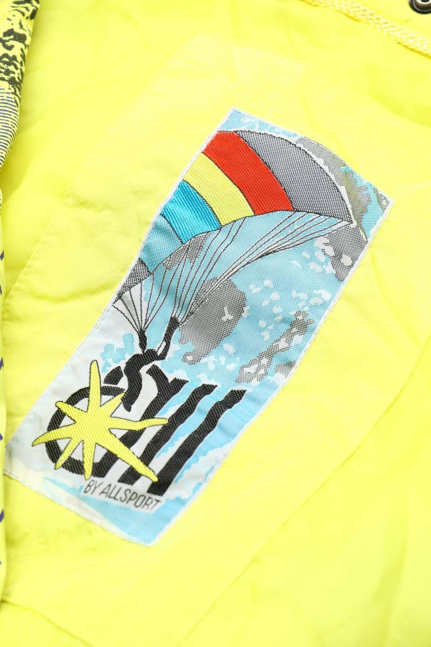 Carou ALLSPORT Vintage-wattierte Jacke Mit Print