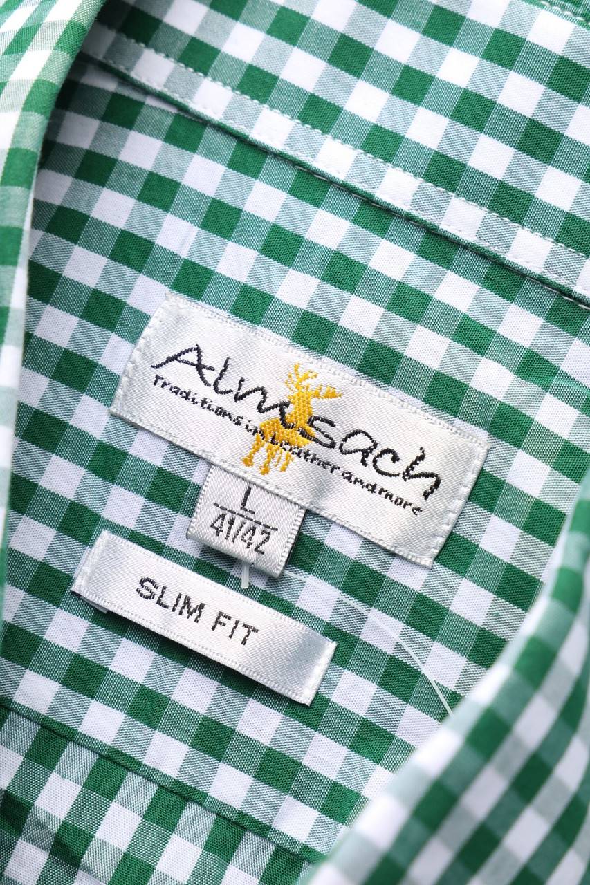 Carou Almsach Kariertes Hemd Mit Logo-Stickerei