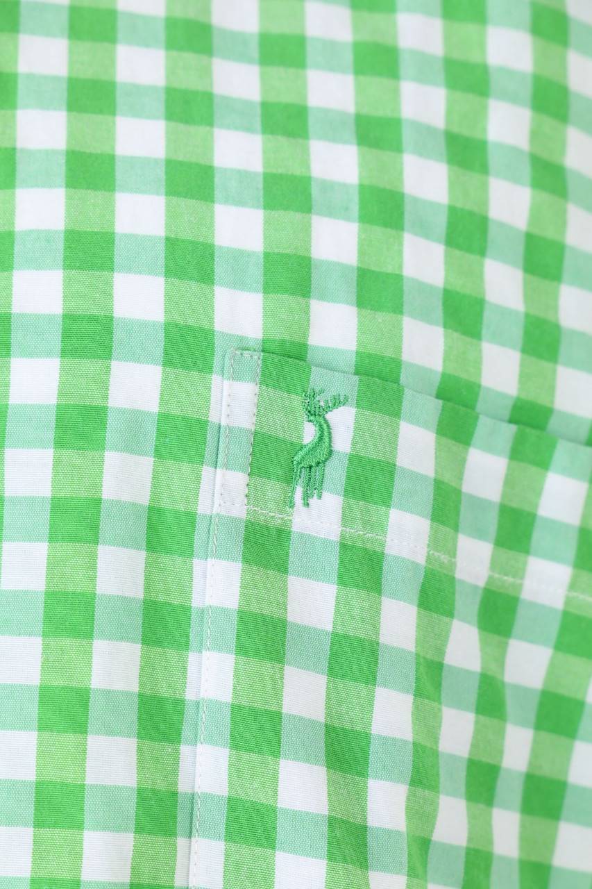 Carou Almsach Trachten-Hemd Mit Karo-Muster