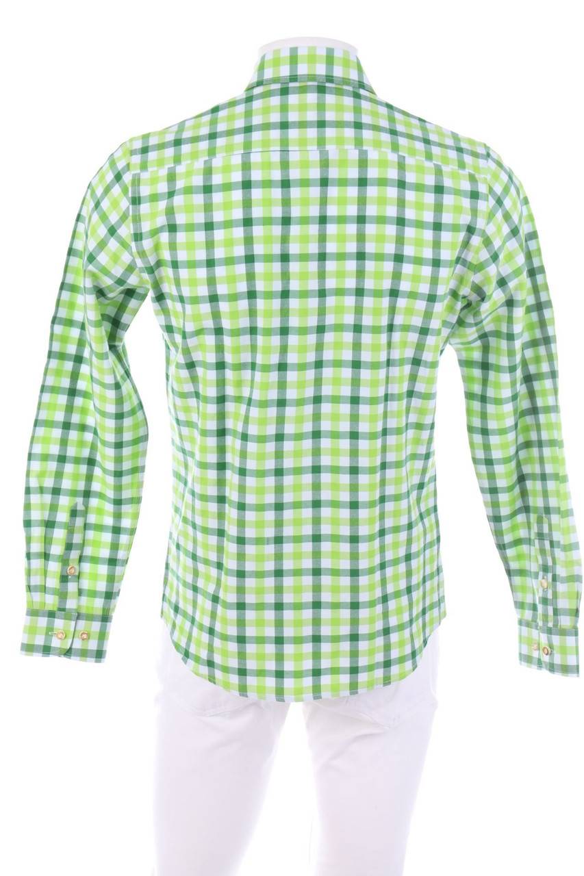 Carou Almsach Trachten-Hemd Mit Karo-Muster