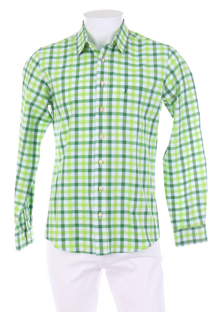 Carou Almsach Trachten-Hemd mit Karo-Muster