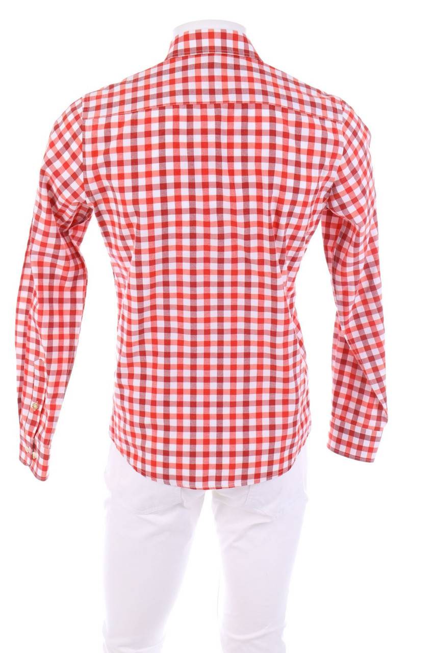 Carou Almsach Trachten-Hemd Mit Karo-Muster