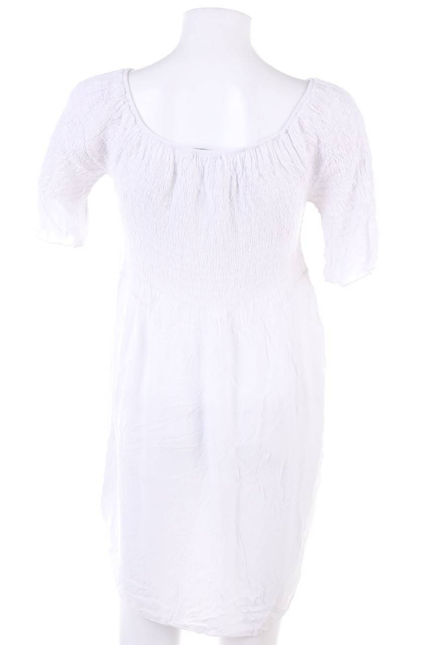 Carou Ambra Carmen-Kleid Mit Smok-Details