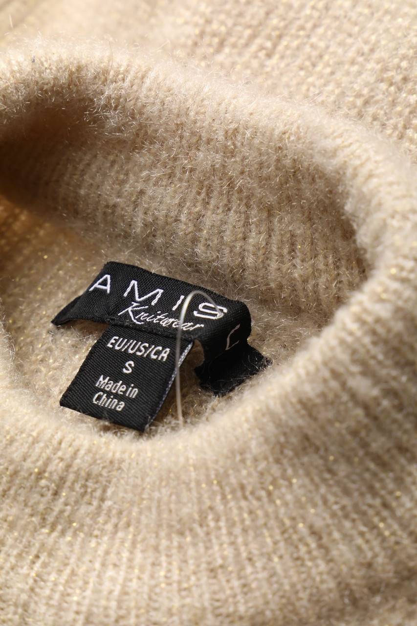 Carou AMISU Glitzer-Strick-Pullover