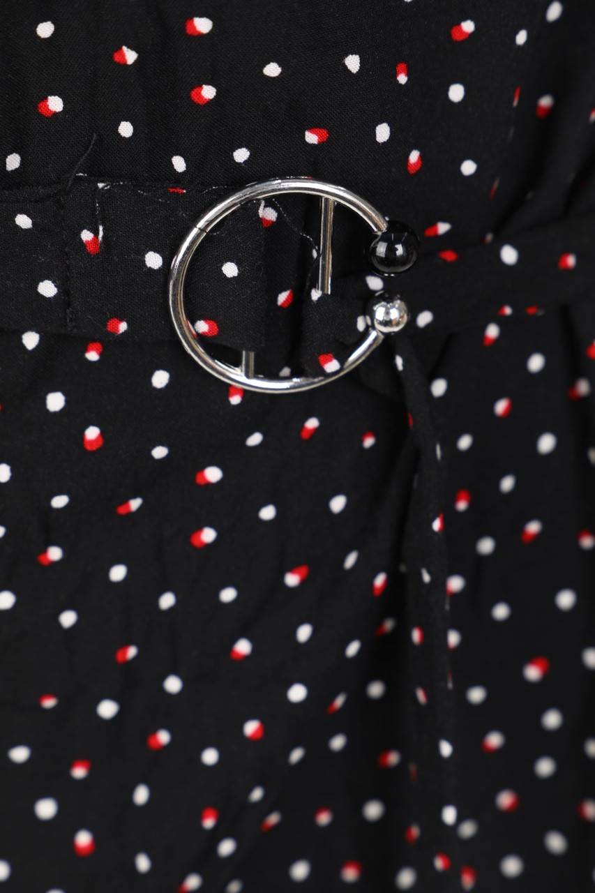 Carou AMISU Print-Kleid Mit Gürtel