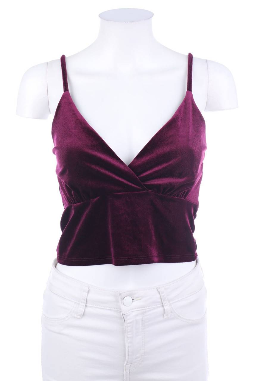 Carou AMISU Samt-Crop-Top