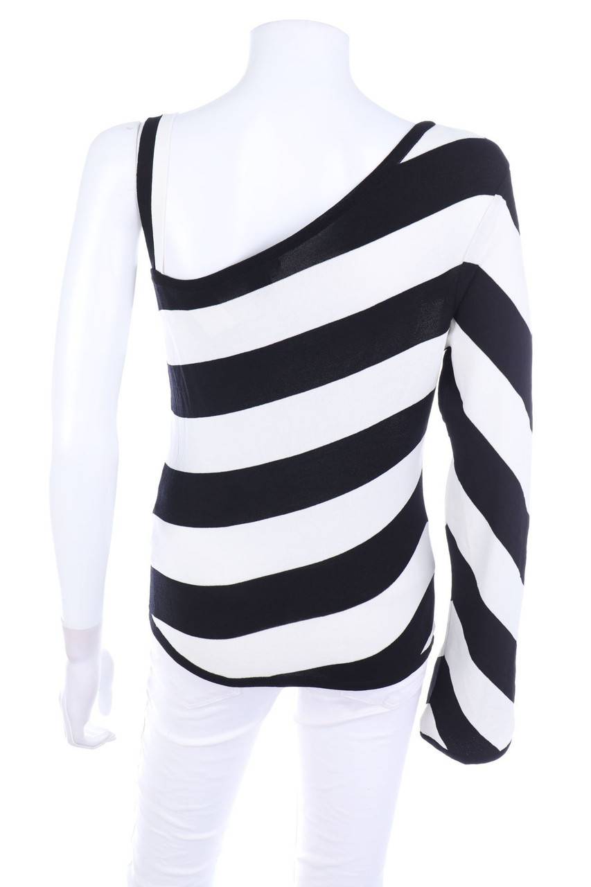 Carou APART One Shoulder-Pullover Mit Streifen