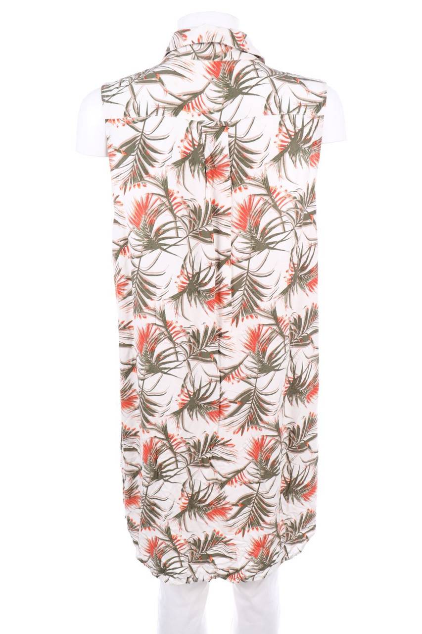 Carou Apricot Print-Blusentop