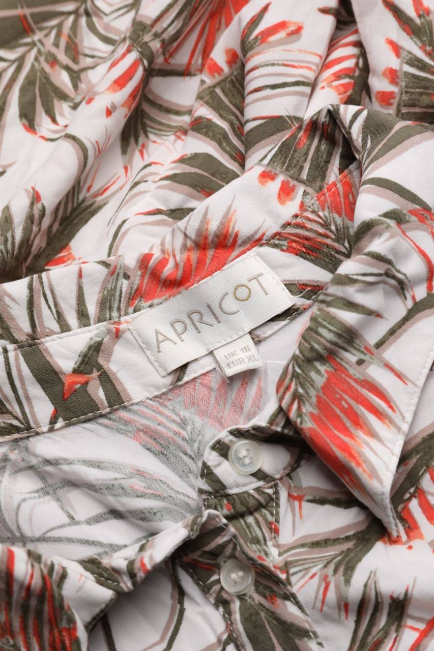 Carou Apricot Print-Blusentop
