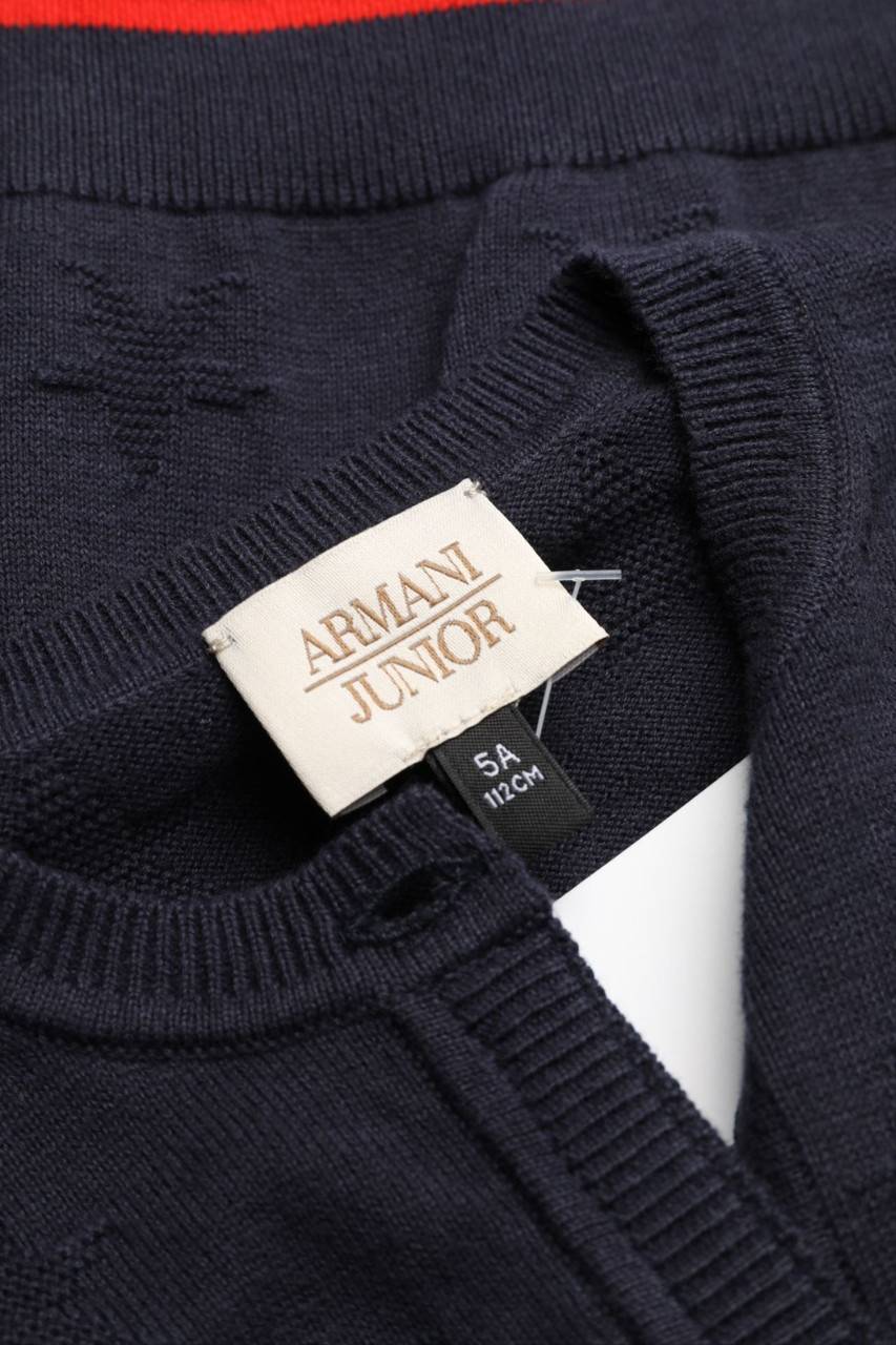 Carou ARMANI JUNIOR Baumwoll-Strickjacke