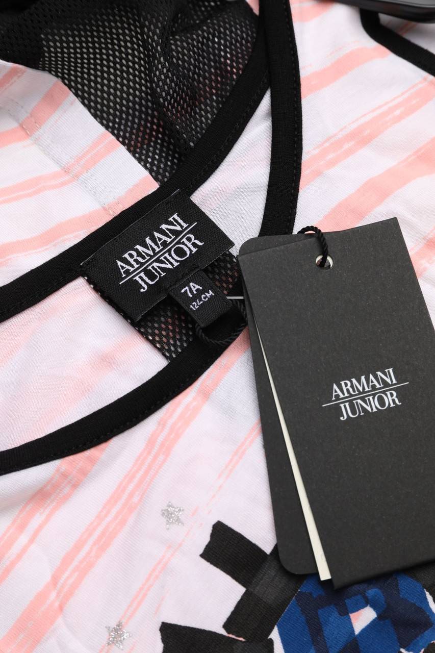 Carou ARMANI JUNIOR Top Mit Mesh-Einsatz