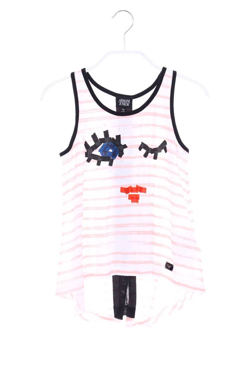 Carou ARMANI JUNIOR Top mit Mesh-Einsatz
