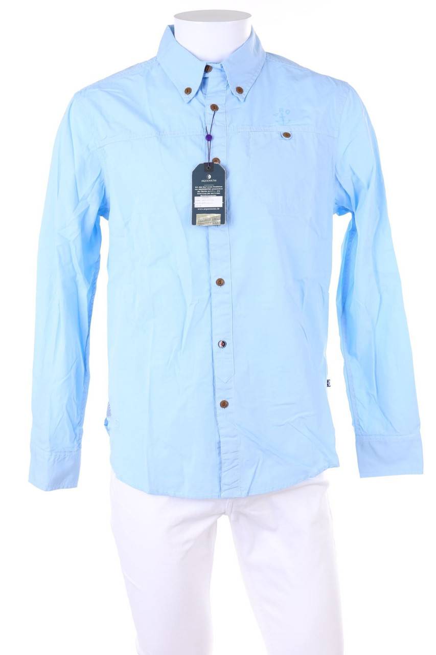 Carou ARQUEONAUTAS Button-down-Hemd mit Logo-Badge