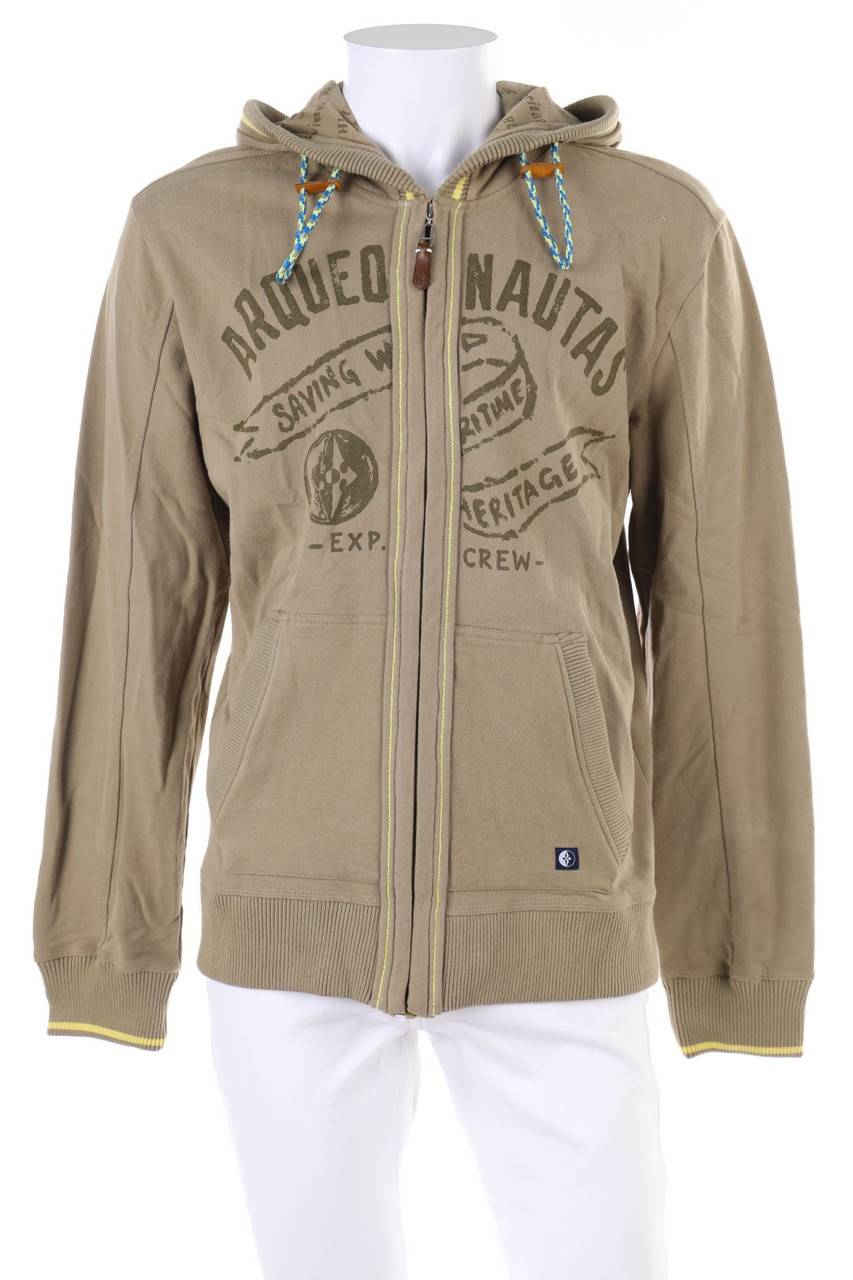 Carou ARQUEONAUTAS Kapuzenjacke mit Logo-Print