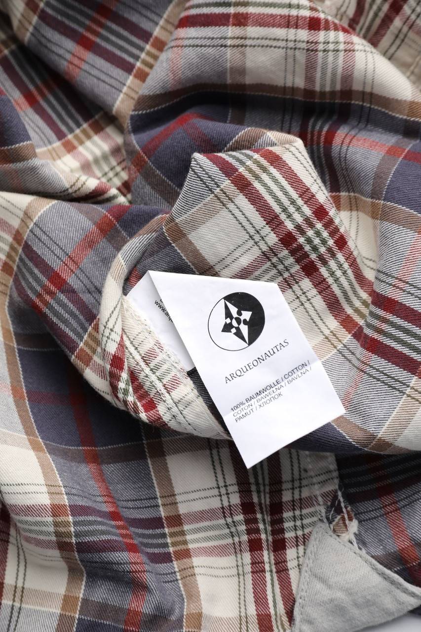 Carou ARQUEONAUTAS Kariertes Hemd Mit Logo-Patch
