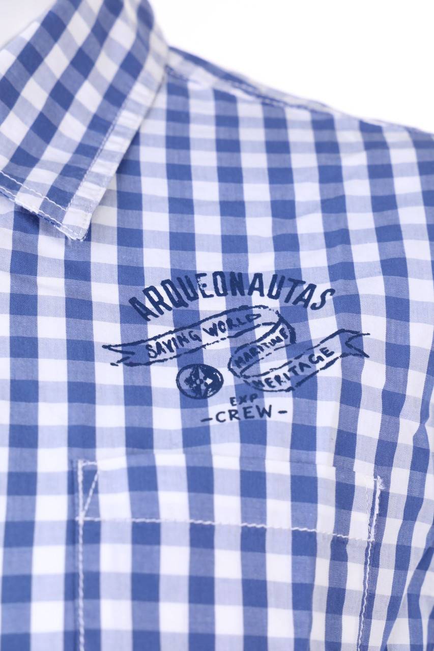 Carou ARQUEONAUTAS Kariertes Hemd Mit Logo-Print