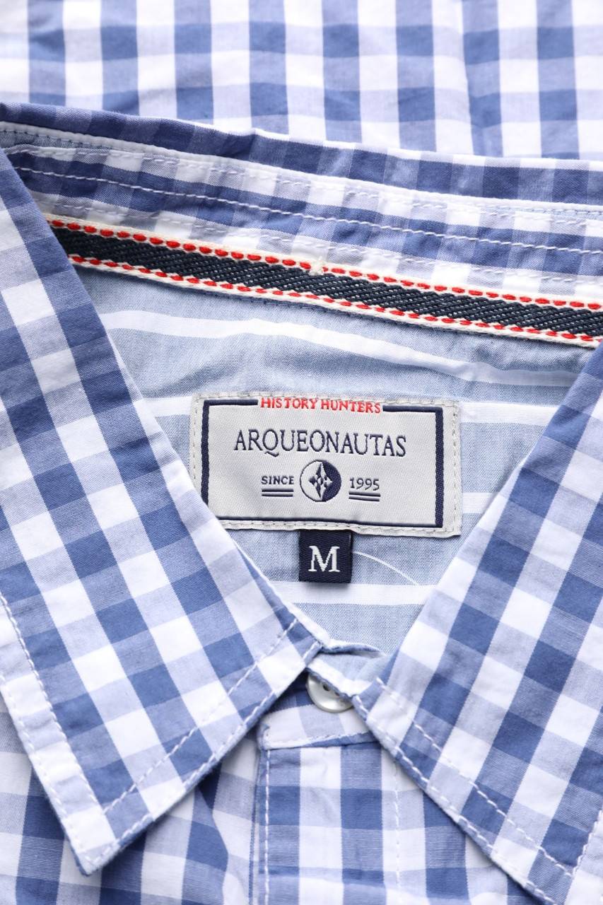 Carou ARQUEONAUTAS Kariertes Hemd Mit Logo-Print