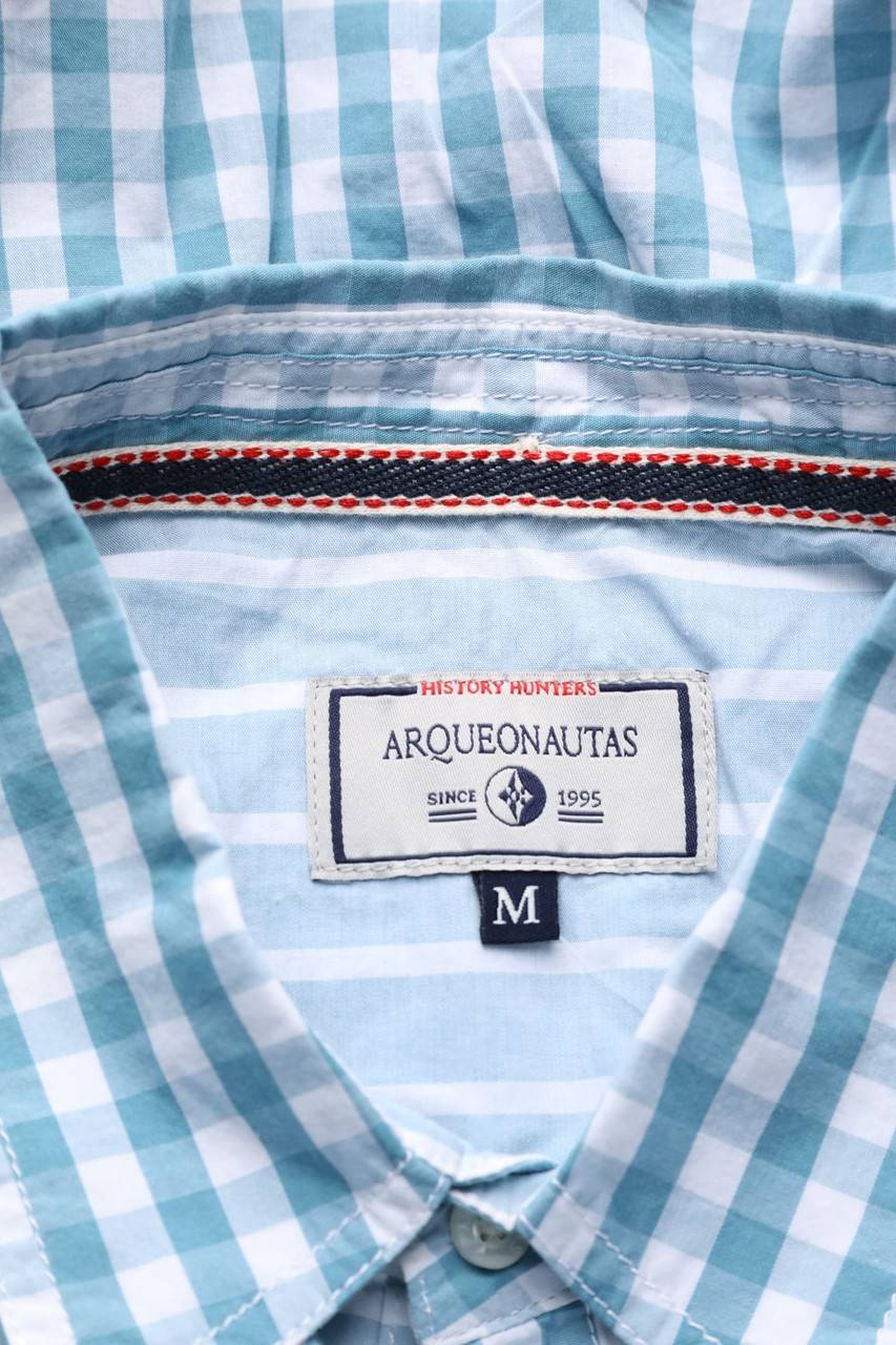 Carou ARQUEONAUTAS Kariertes Hemd Mit Logo-Print