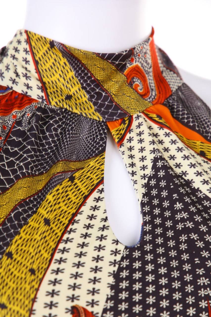 Carou Ashley Brooke Neckholder-Top Mit Ethno-Print