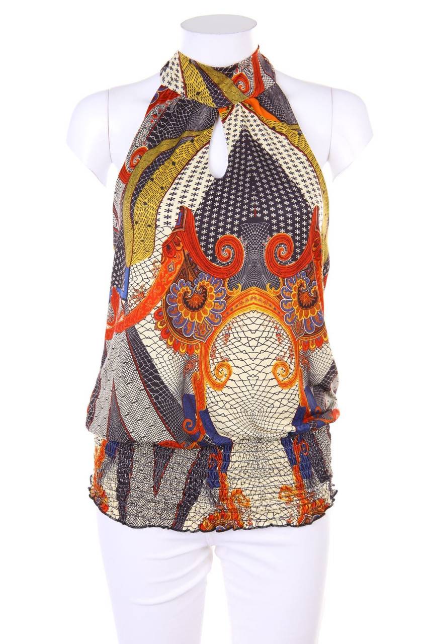 Carou ashley brooke Neckholder-Top mit Ethno-Print