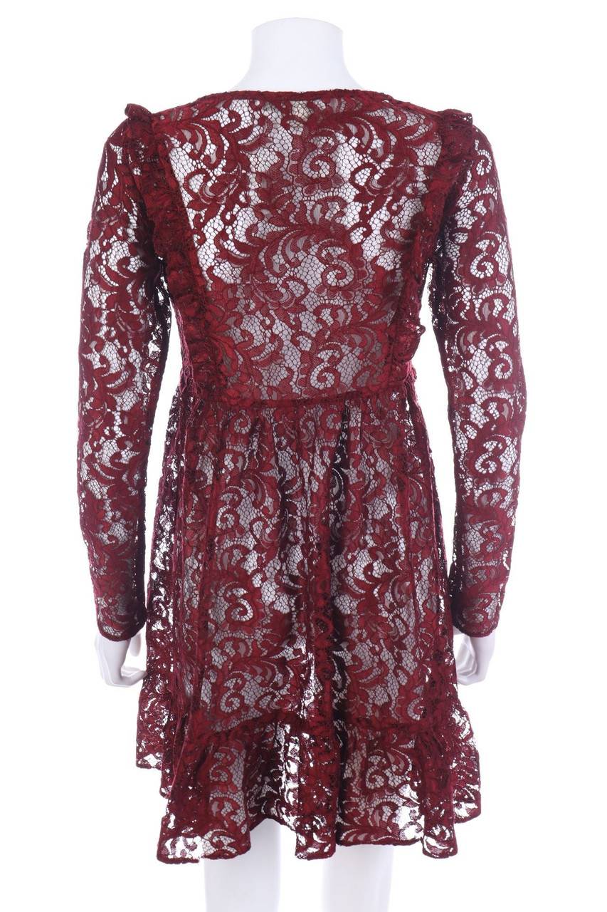 Carou Asos Abendkleid Aus Spitze Mit Rüschen