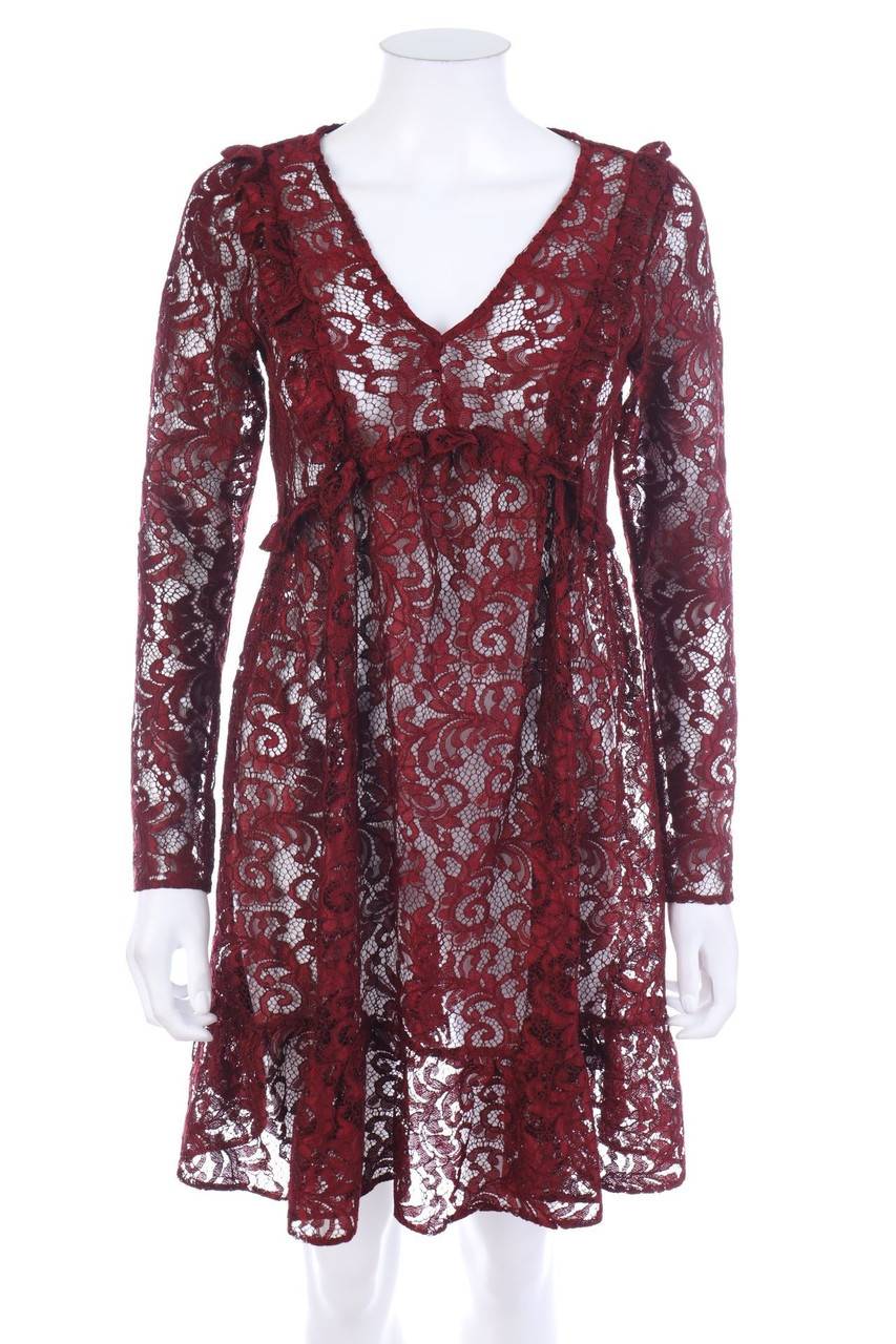 Carou asos Abendkleid aus Spitze mit Rüschen