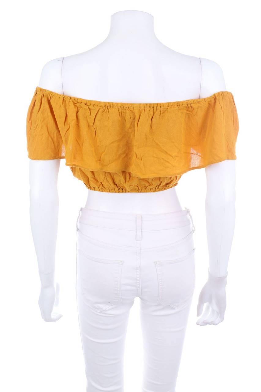 Carou Asos Cropped-Shirt Mit Volants