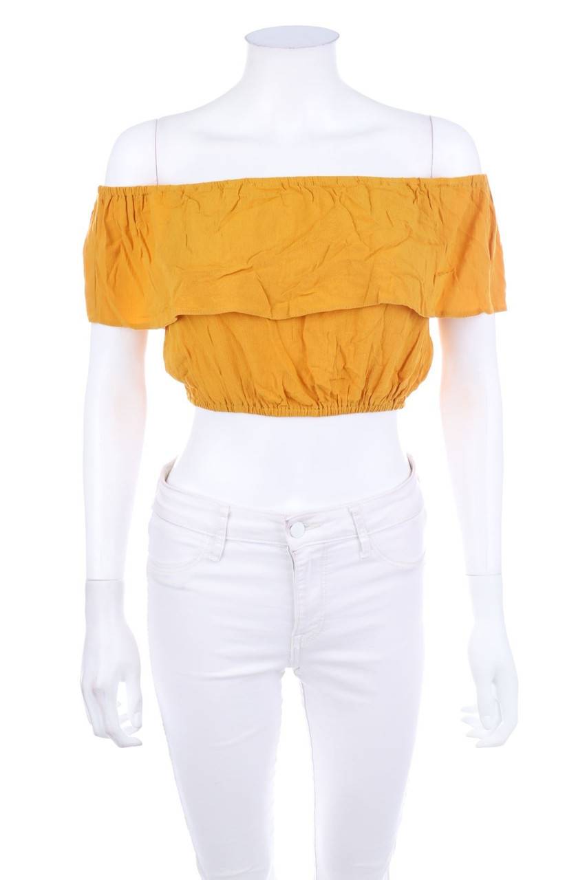 Carou asos Cropped-Shirt mit Volants
