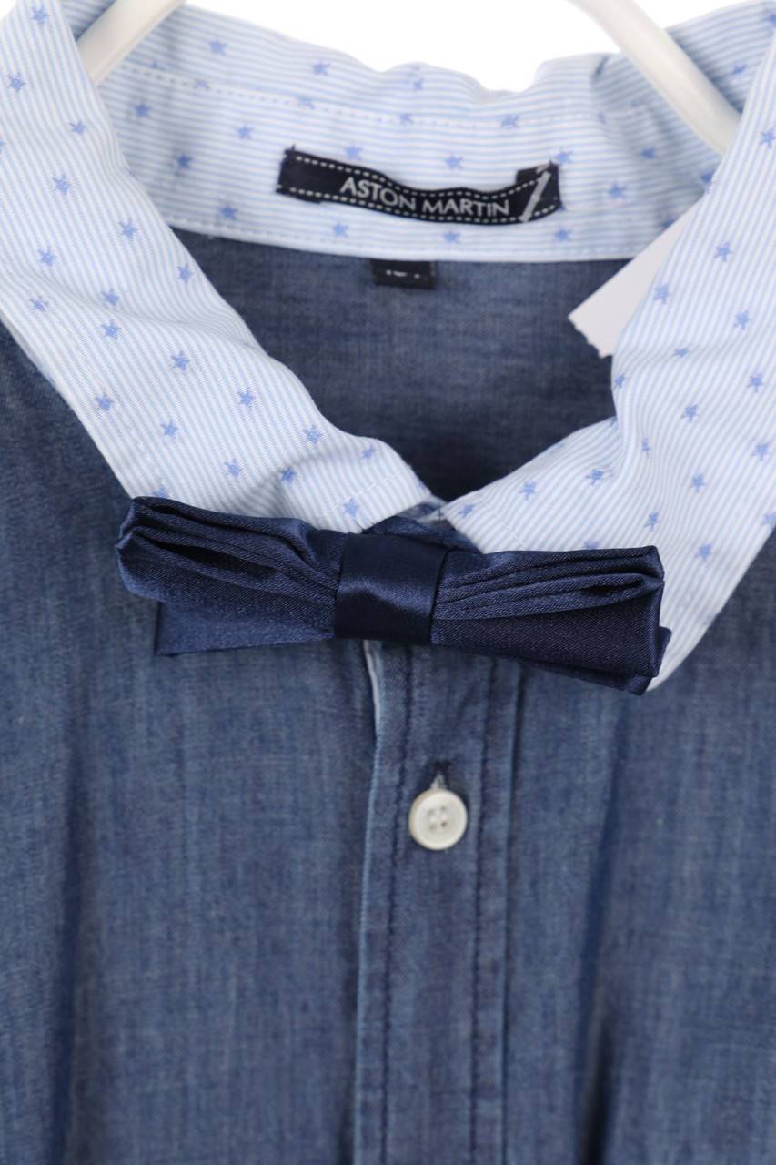 Carou Aston Martin Denim-Hemd Im Layer Look