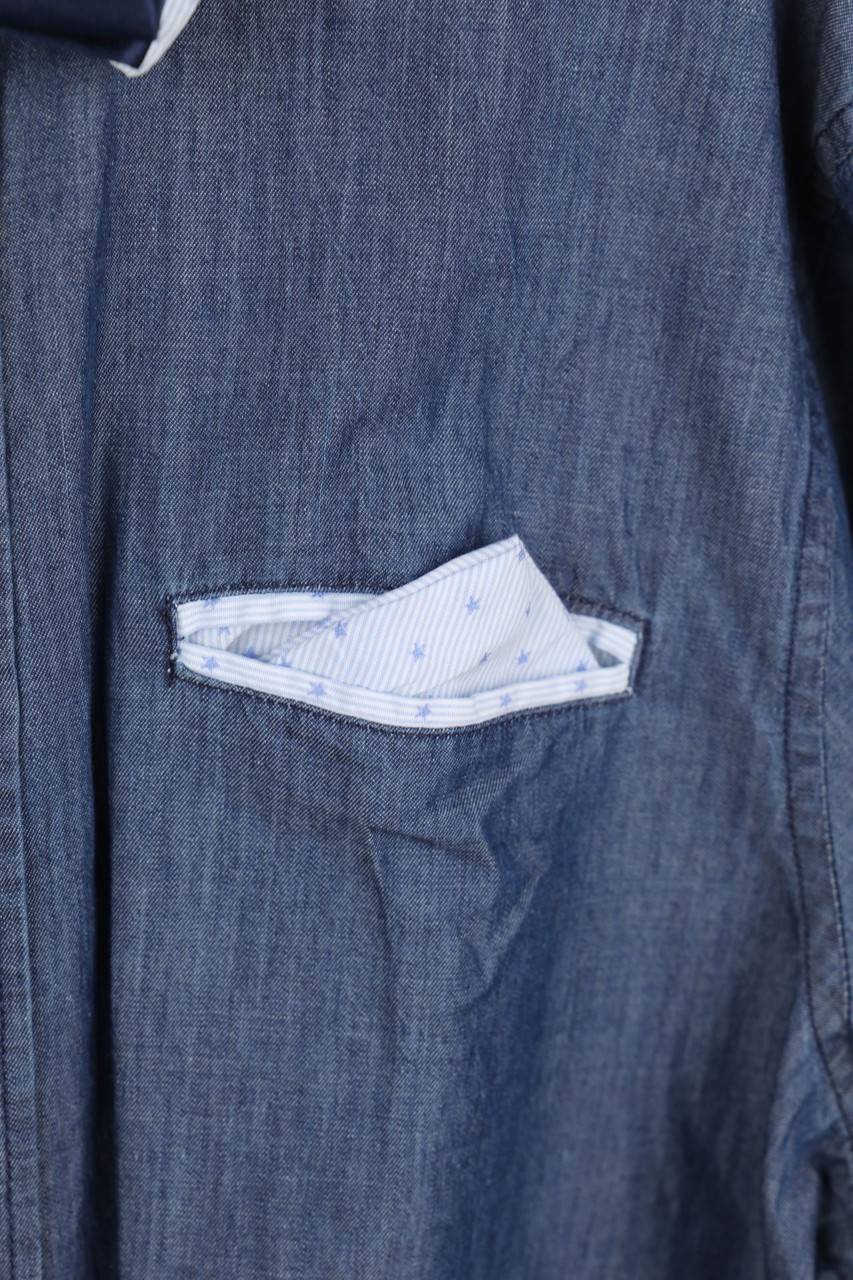 Carou Aston Martin Denim-Hemd Im Layer Look