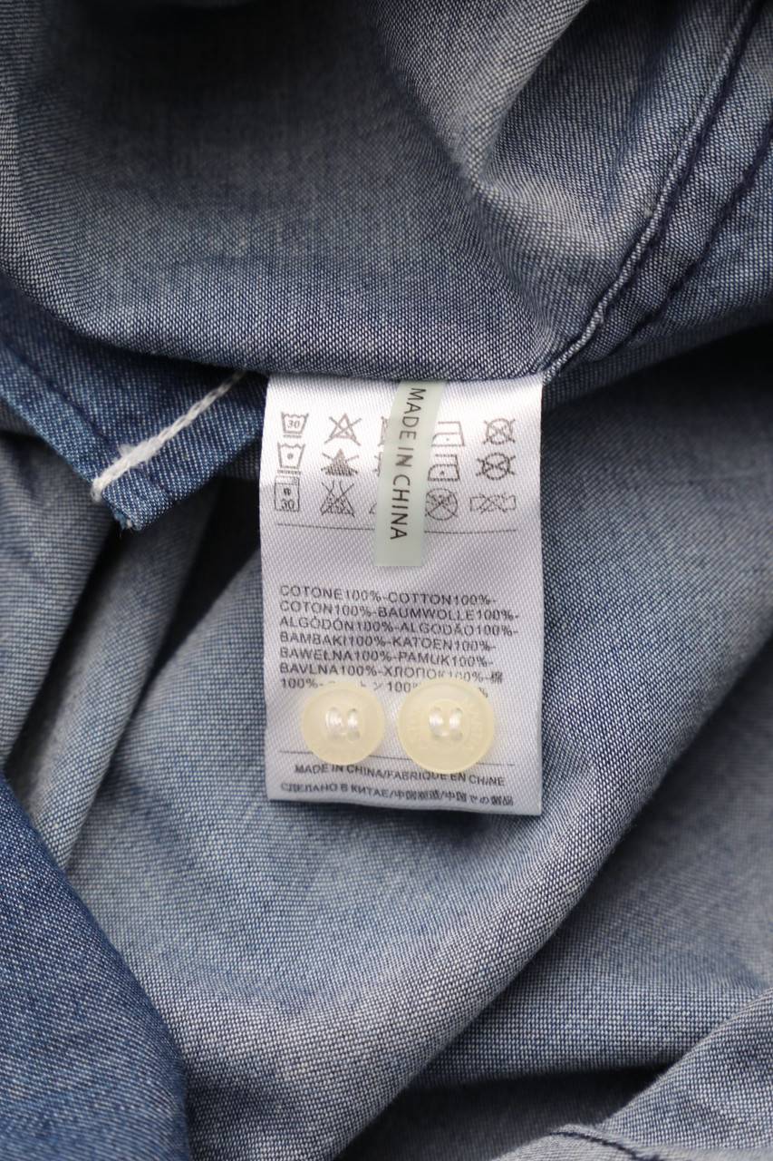 Carou Aston Martin Denim-Hemd Im Layer Look