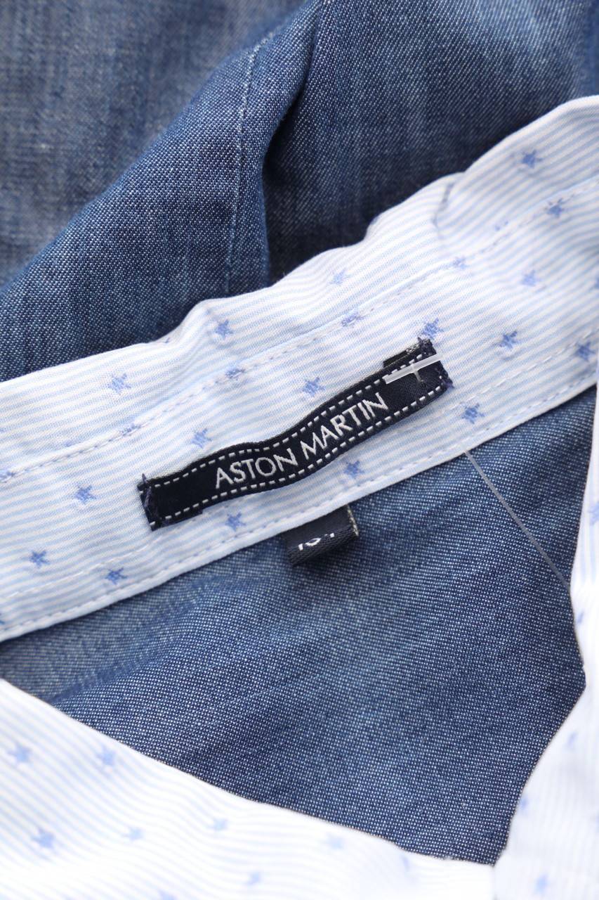 Carou Aston Martin Denim-Hemd Im Layer Look