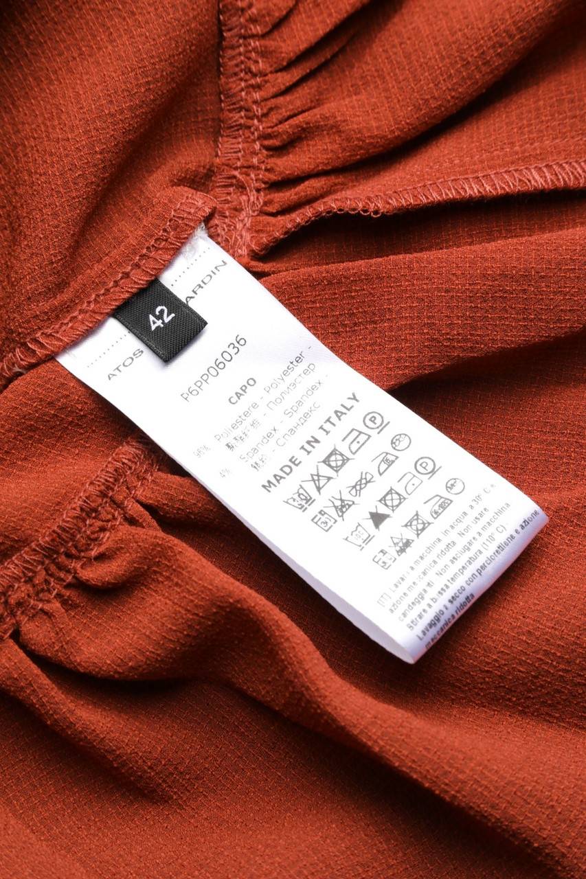 Carou ATOS LOMBARDINI Volant-Bluse Im Boho-Stil