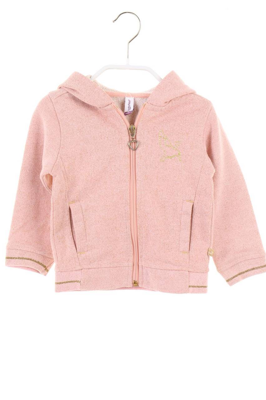 Carou babyface Kapuzenjacke/Hoodie mit Glitzer