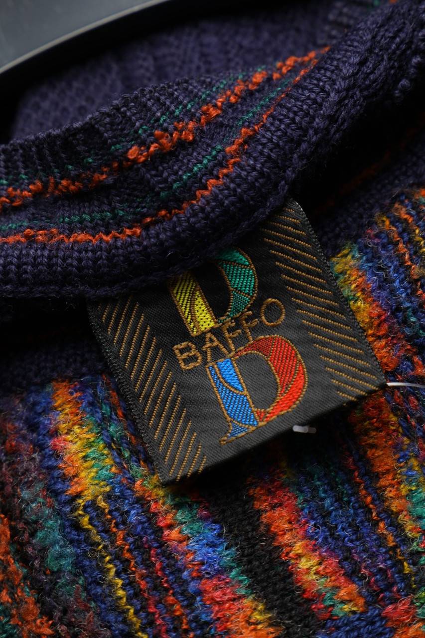 Carou BAFFO Pullover Aus Woll-Mix Mit Print