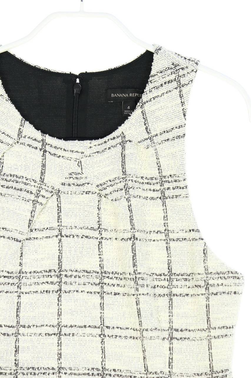 Carou BANANA REPUBLIC Etui-Kleid Mit Karo-Muster