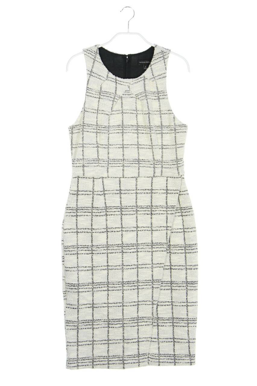 Carou BANANA REPUBLIC Etui-Kleid mit Karo-Muster