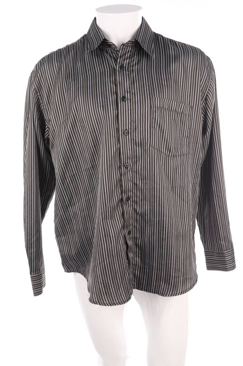 Carou basic line casual wear gestreiftes Hemd