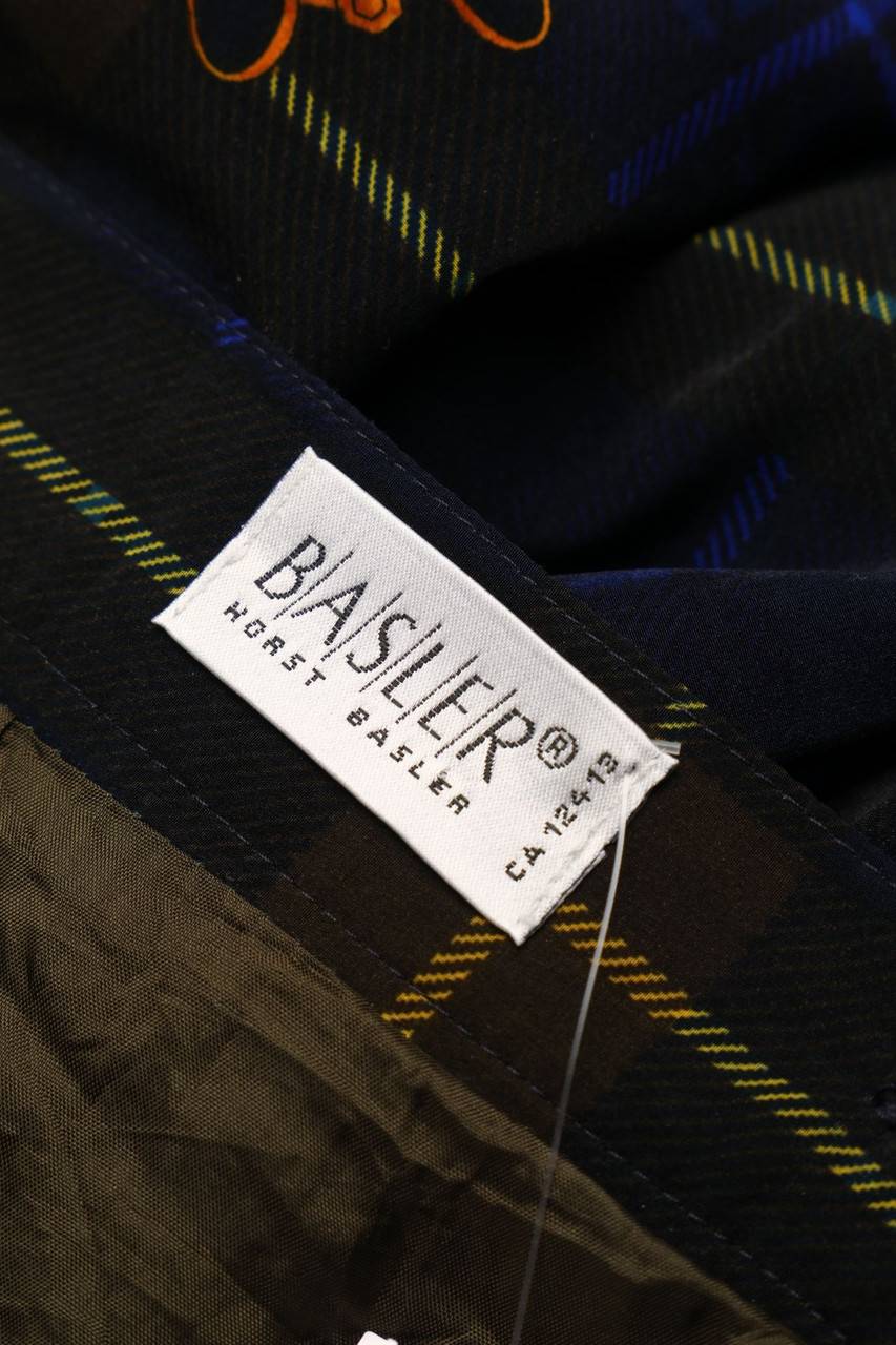 Carou BASLER Midi-Falten-Rock Mit Karo-Muster