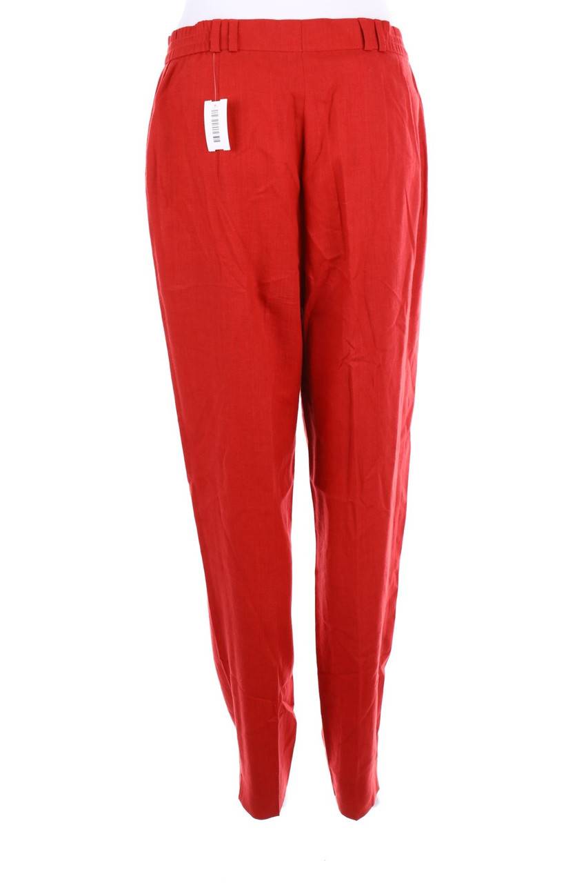 Carou BASLER Vintage-Bundfaltenhose Aus Leinen-Mix