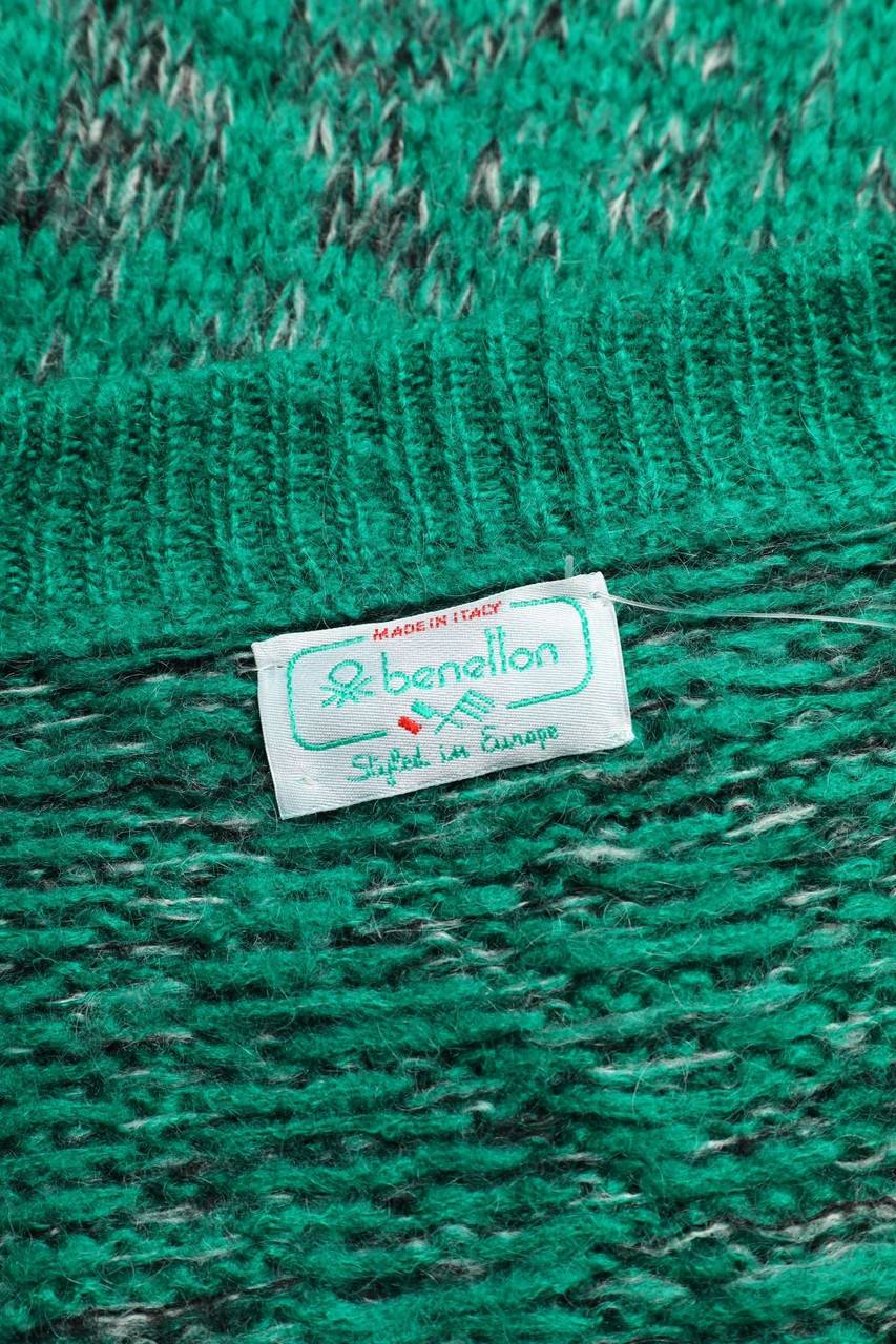 Carou BENETTON Vintage-Cardigan Aus Mohair-Mix