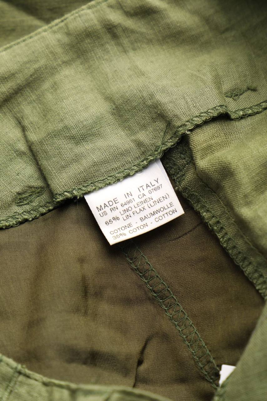 Carou BENETTON Vintage-Rock Aus Leinen-Mix