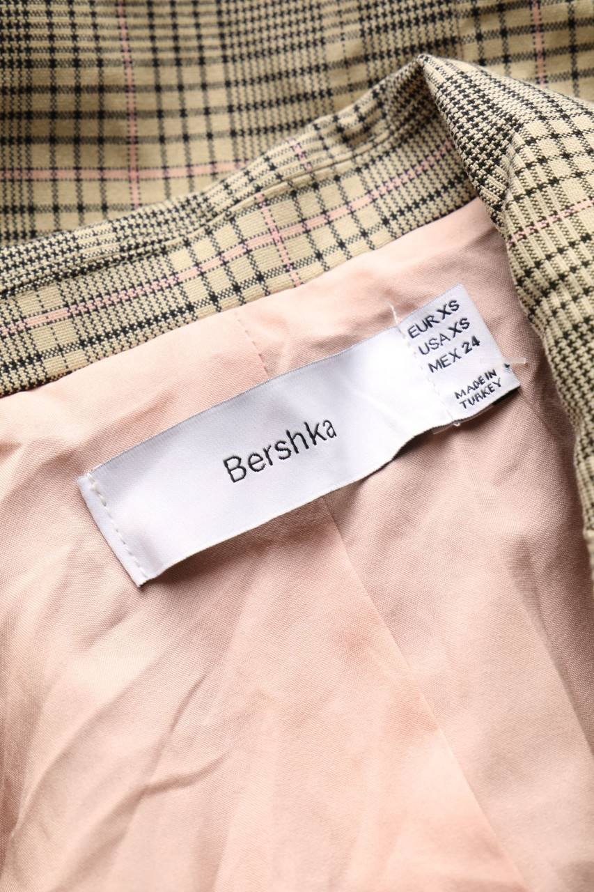 Carou Bershka Blazer Mit Tartan-Muster