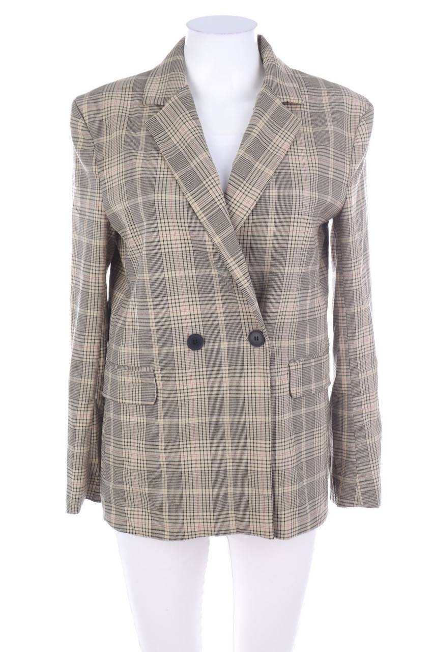Carou Bershka Blazer mit Tartan-Muster
