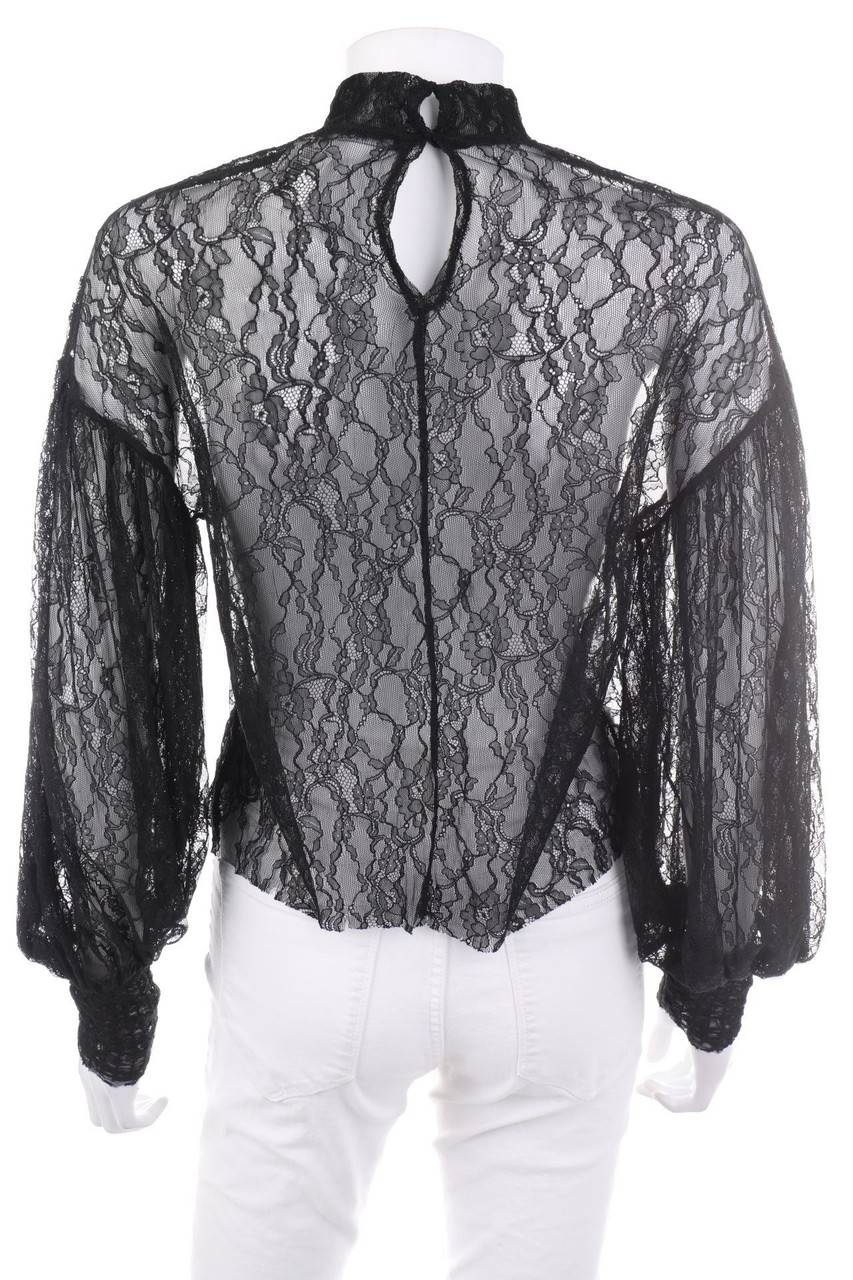 Carou Bershka Bluse Mit Puffärmeln Aus Spitze