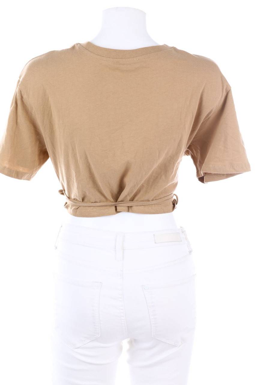Carou Bershka Cropped-Shirt Mit Schnürung