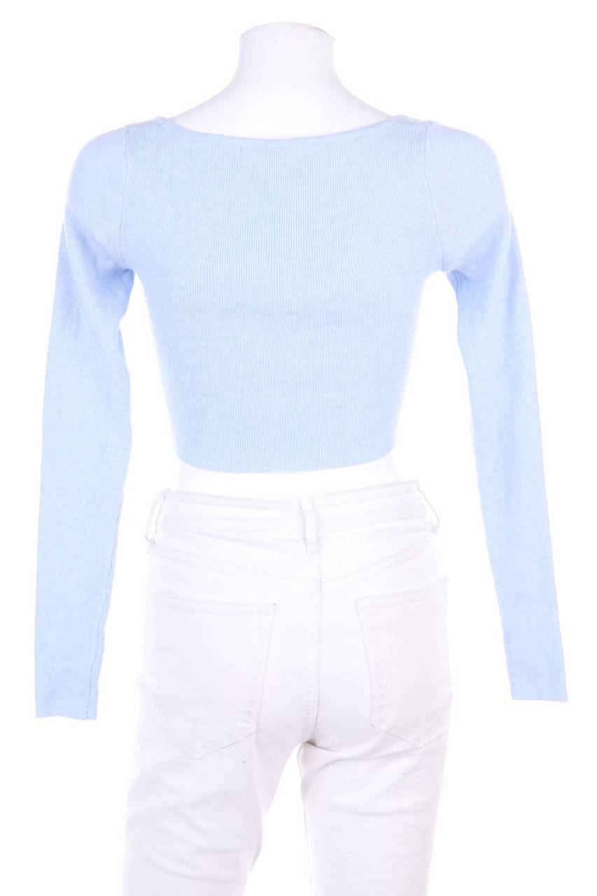 Carou Bershka Cropped-Strick-Pullover