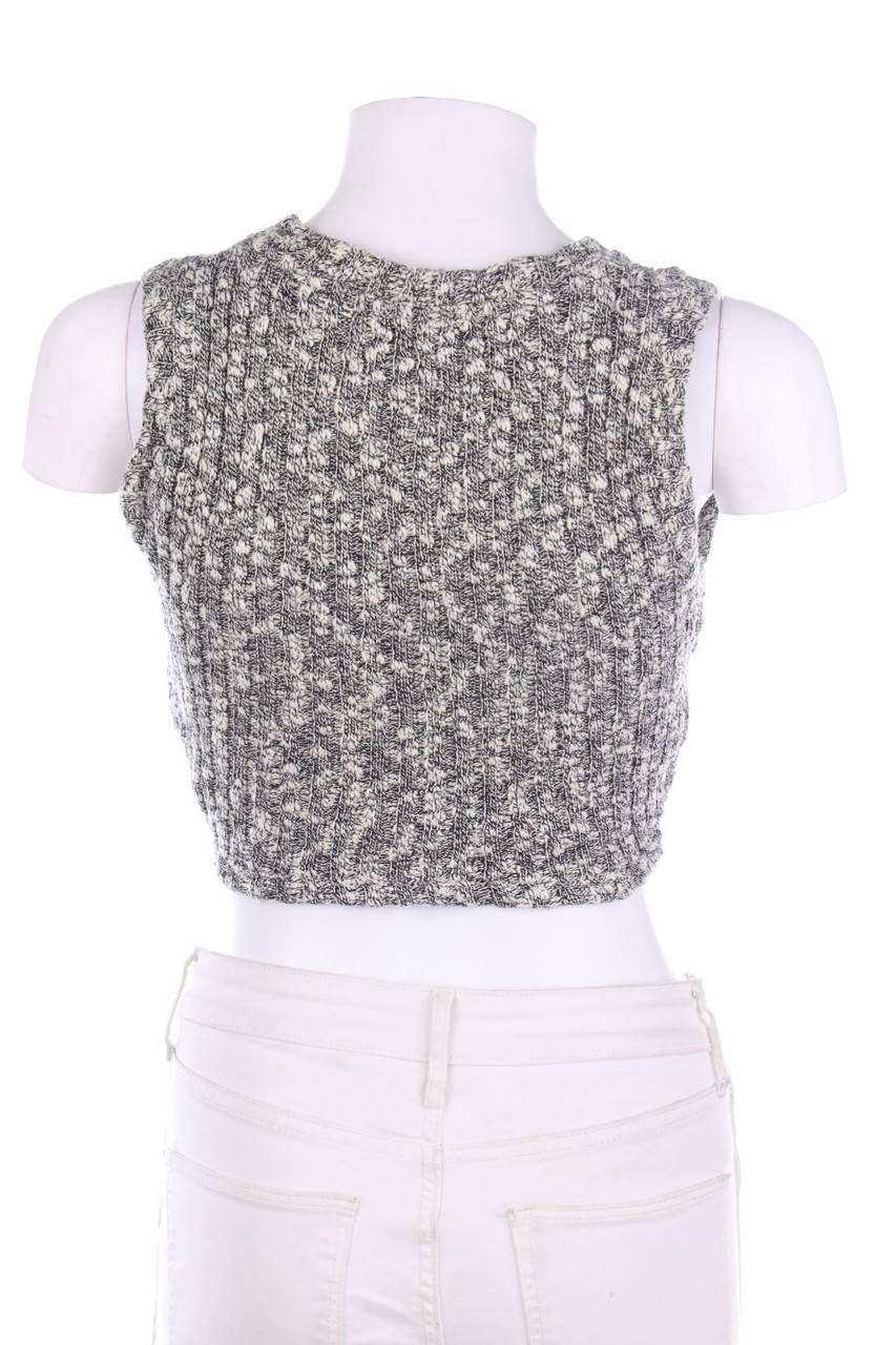 Carou Bershka Cropped-Strick-Top